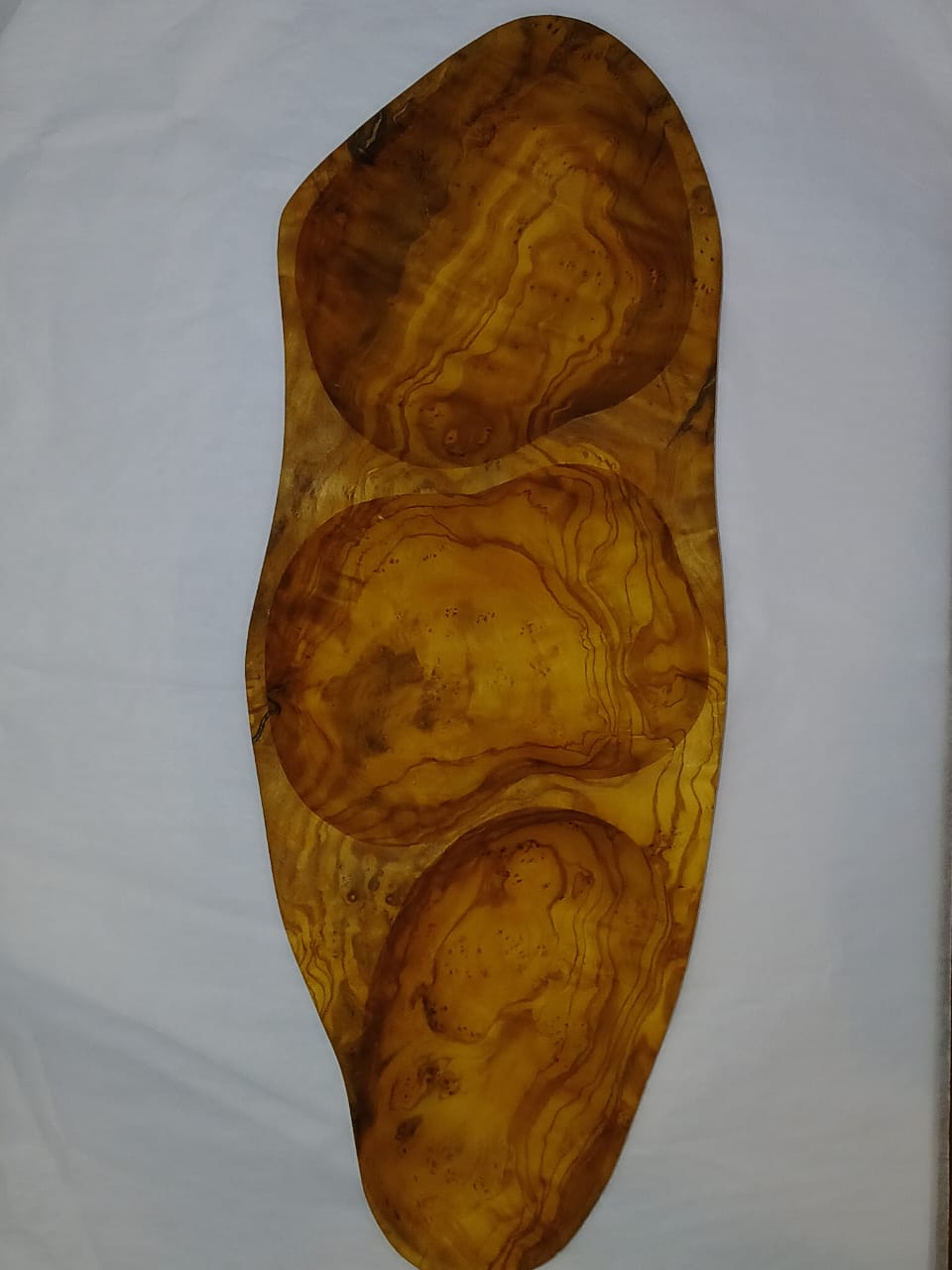 Olive Wood Medium Serving Tray 3 Sections